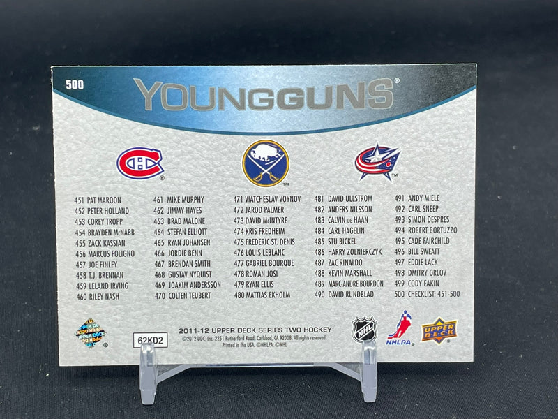 2011 UPPER DECK SERIES TWO - YOUNG GUNS CHECKLIST - L. LEBLANC / Z. KASSIAN / R. JOHANSEN -