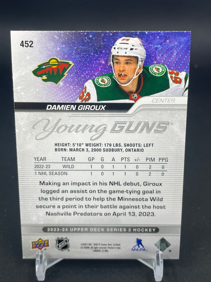 2023 UPPER DECK SERIES TWO - OUTBURST - YOUNG GUNS - D. GIROUX -