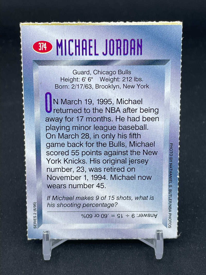1995 SPORTS ILLUSTRATED FOR KIDS - SERIES TWO - M. JORDAN -