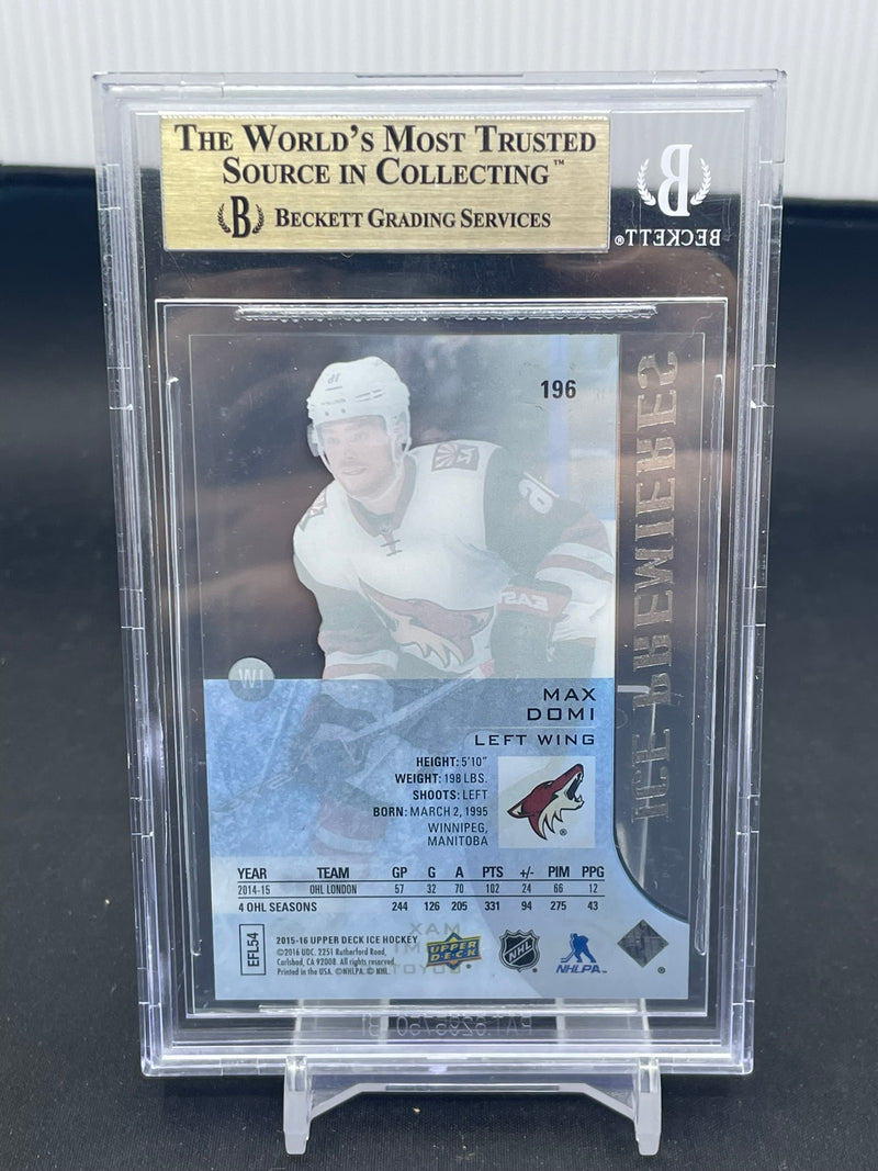 2015 UPPER DECK ICE - ICE PREMIERES - M. DOMI - #196 - #'D/99 - BGS 9.5 - RC