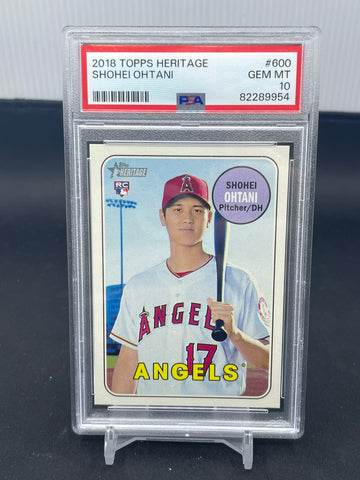 2018 TOPPS HERITAGE - S. OHTNAI - #600 - PSA 10 - RC