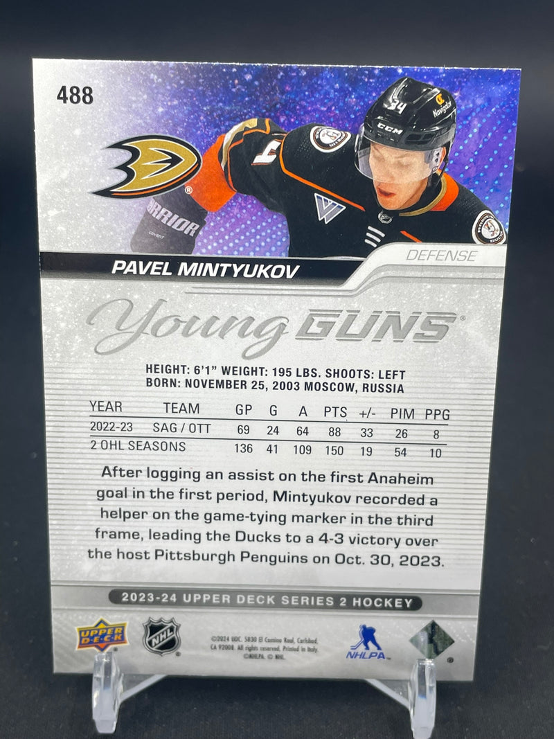 2023 UPPER DECK SERIES TWO - YOUNG GUNS - P. MINTYUKOV -