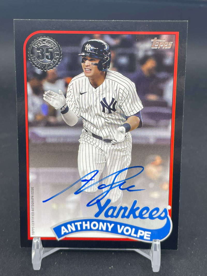 2024 TOPPS SERIES ONE - BLACK - 35TH ANNIVERSARY - A. VOLPE - #89BA-AV - #'D/199 - AUTOGRAPH