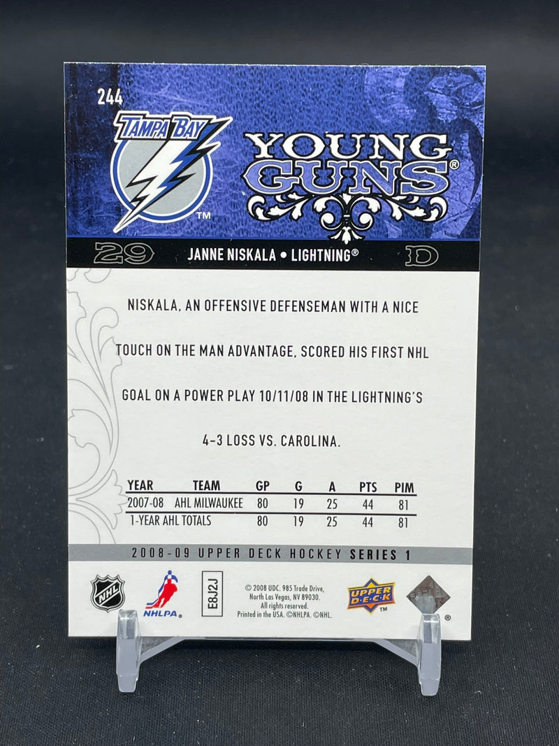 2008 UPPER DECK SERIES ONE - YOUNG GUNS - J. NISKALA -