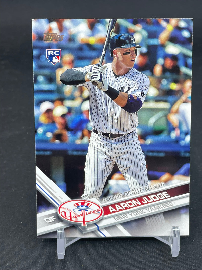 2017 TOPPS UPDATE SERIES - A. JUDGE -
