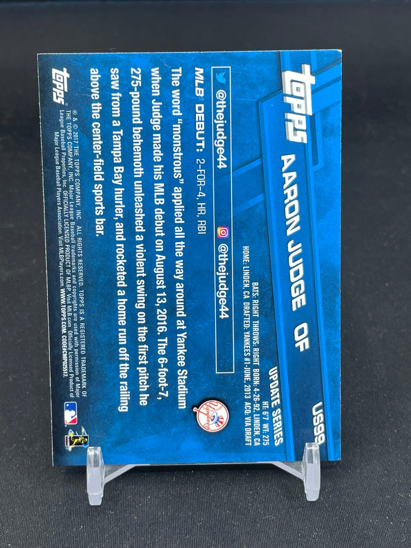 2017 TOPPS UPDATE SERIES - A. JUDGE -