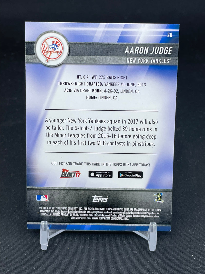 2017 TOPPS BUNT17 - A. JUDGE -