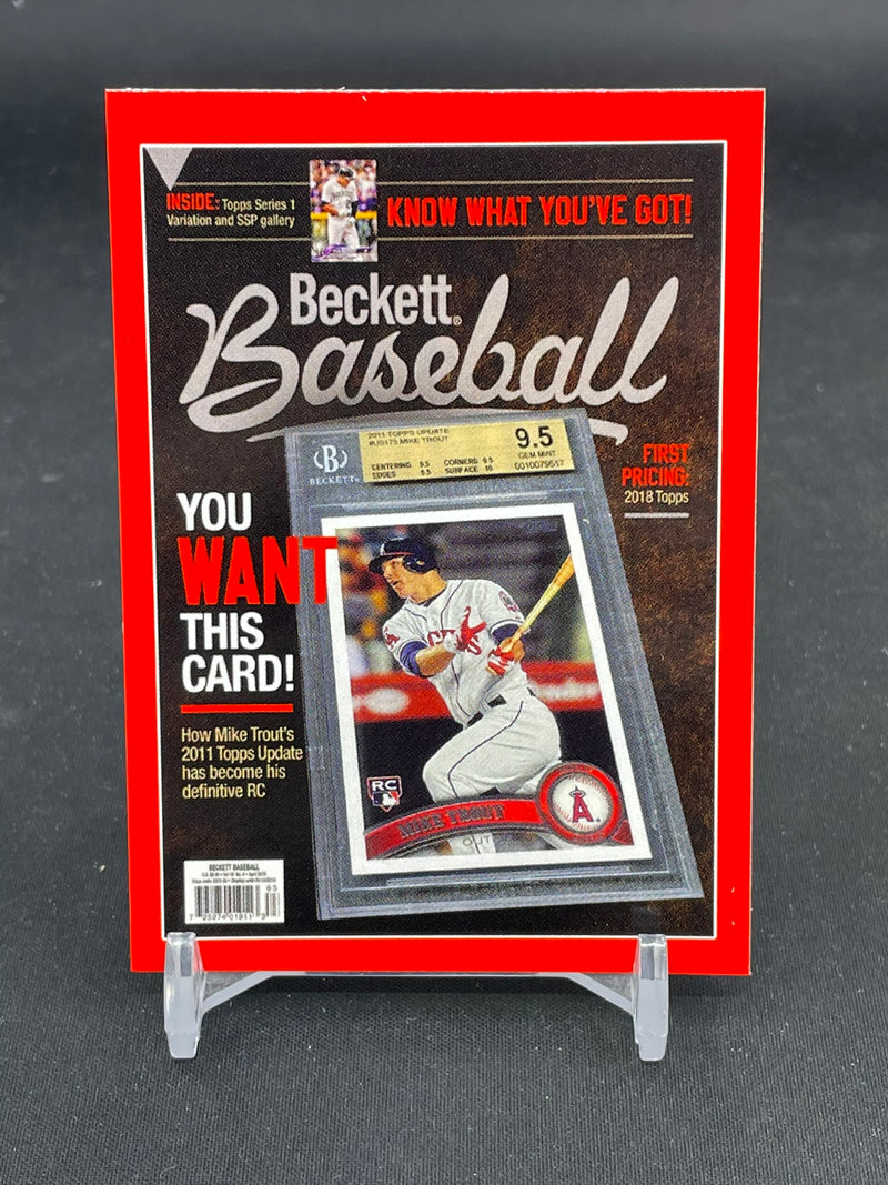 2018 BECKETT COVERS NATIONAL CONVENTION - M. TROUT / A. JUDGE -