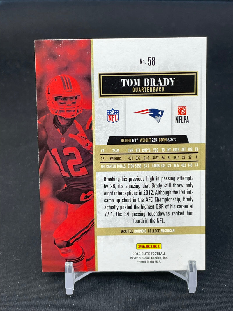 2013 PANINI ELITE - T. BRADY -