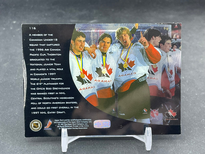 1997 UPPER DECK - WORLD JUNIORS CHAMPIONS - J. THORNTON -