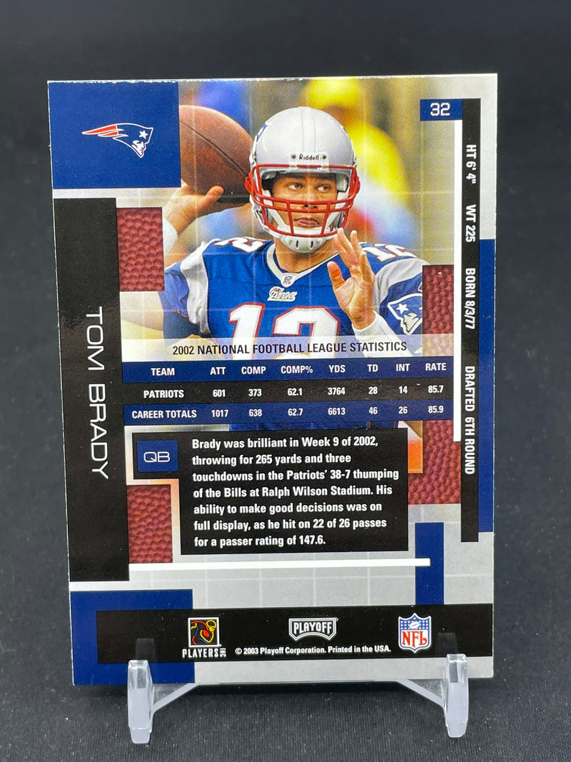 2003 PLAYOFF ABSOLUTE MEMORABILIA - T. BRADY -