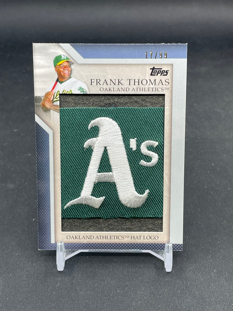 2010 TOPPS SERIES ONE - HAT LOGO - F. THOMAS - #MHR-63 - #'D/99 - RELIC