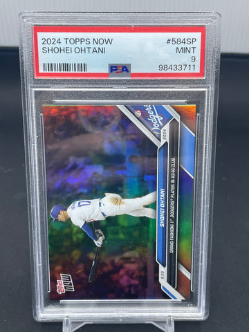 2024 TOPPS NOW - SHORT PRINT - S. OHTANI - #584SP - PSA 9