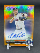 2017 TOPPS BOWMAN CHROME - ORANGE - 1ST BOWMAN - C. MARTIN - #CDA-CMA - #'D/25 - AUTOGRAPH