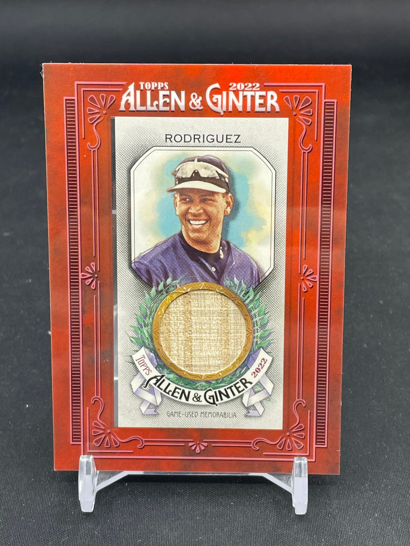 2022 TOPPS ALLEN & GINTER - MINI RED FRAMED - A. RODRIGUEZ -
