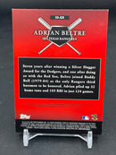 2013 TOPPS SERIES ONE - SILVER SLUGGER - A. BELTRE -
