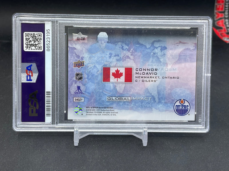 2015 UPPER DECK ICE - GLOBAL IMPACT - C. MCDAVID -
