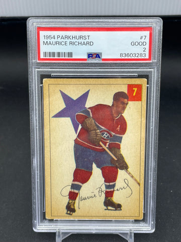 1954 PARKHURST - M. RICHARD - #7 - PSA 2