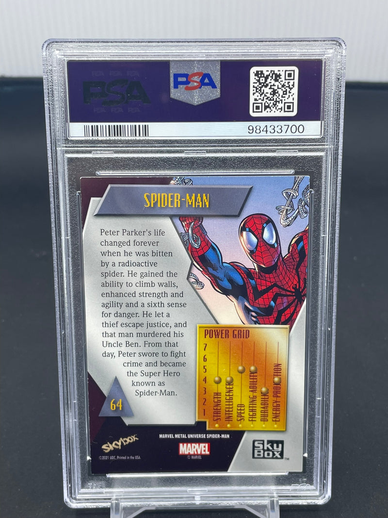 2022 UPPER DECK SKYBOX MARVEL METAL UNIVERSE - SPIDER-MAN -