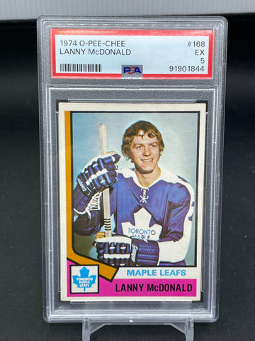 1974 O-PEE-CHEE - L. MCDONALD - #168 - PSA 5 - RC