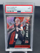 2020 PANINI XR - X-FRACTOR RED - J. BURROW - #11 - #'D/149 - PSA 9 - RC