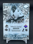 2007 UPPER DECK TRILOGY - FROZEN IN TIME - R. LUONGO -