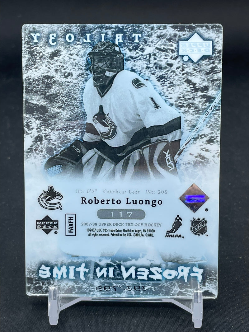 2007 UPPER DECK TRILOGY - FROZEN IN TIME - R. LUONGO -