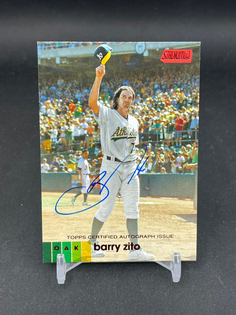 2020 TOPPS STADIUM CLUB - RED - B. ZITO - #ABZ - #'D/50 - AUTOGRAPH