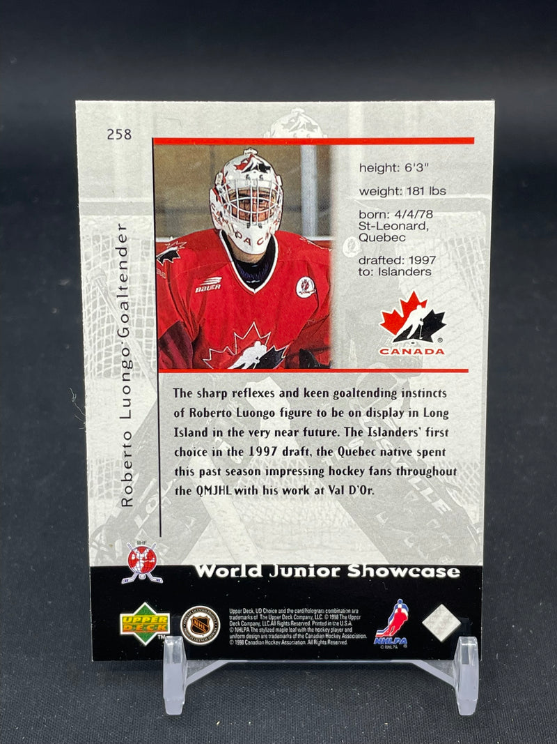 1998 UPPER DECK SHOWCASE - WORLD JUNIOR SHOWCASE - R. LUONGO -