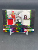 2024 LEAF IN THE GAME USED - GAME-USED 2 - J. BENCH / G. CARTER - #IG2-12 - #'D/30 - DUAL RELIC