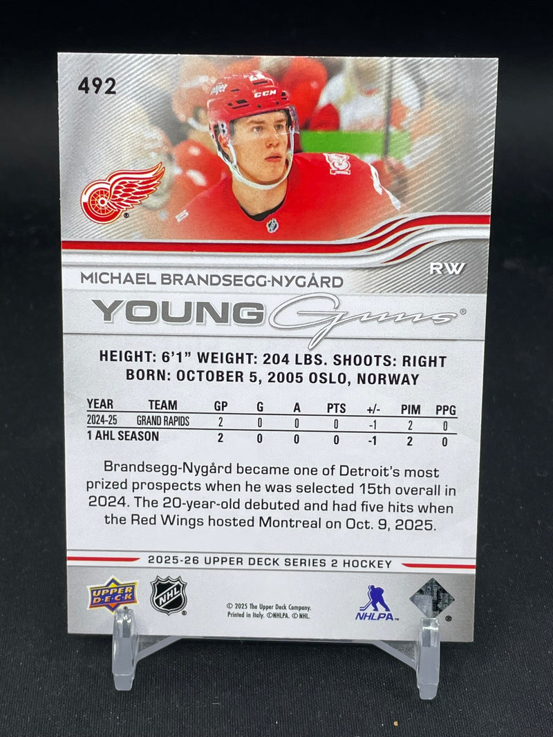 2025 UPPER DECK SERIES TWO - YOUNG GUNS - M. BRANDSEGG-NYGARD -