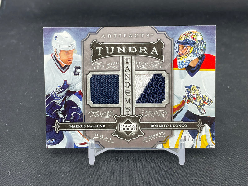 2006 UPPER DECK ARTIFACTS - TUNDRA TANDEMS - M. NASLUND / R. LUONGO -