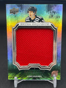 2023 UPPER DECK EXQUISITE - EXTRA EXQUISITE ROOKIE - L. HUGHES - #ECER-LH - #'D/349 - RELIC - RC