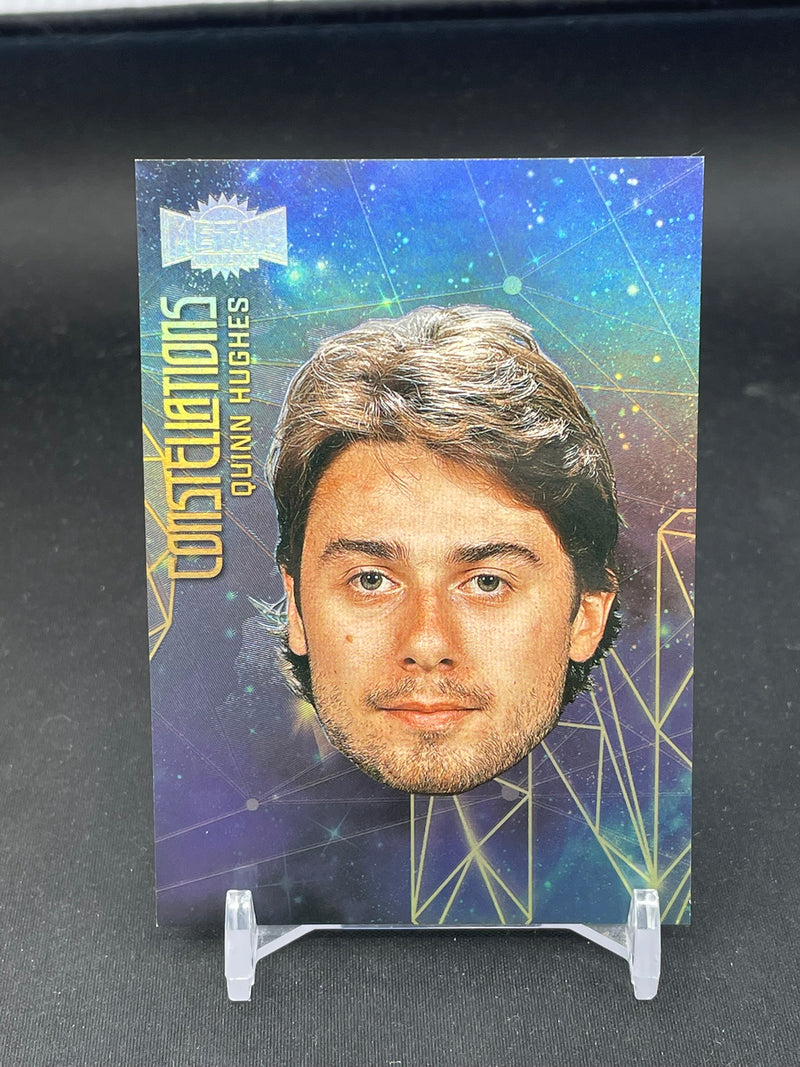 2023 UPPER DECK METAL UNIVERSE SKYBOX - GOLD - CONSTELLATIONS - Q. HUGHES - #CN-31 - #'D/99
