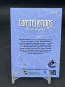 2023 UPPER DECK METAL UNIVERSE SKYBOX - GOLD - CONSTELLATIONS - Q. HUGHES - #CN-31 - #'D/99