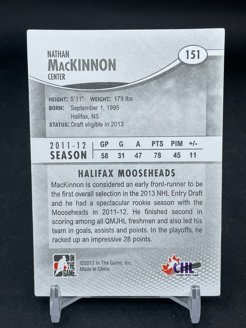 2012 IN THE GAME HEROES & PROSPECTS - LENTICULAR - N. MACKINNON -