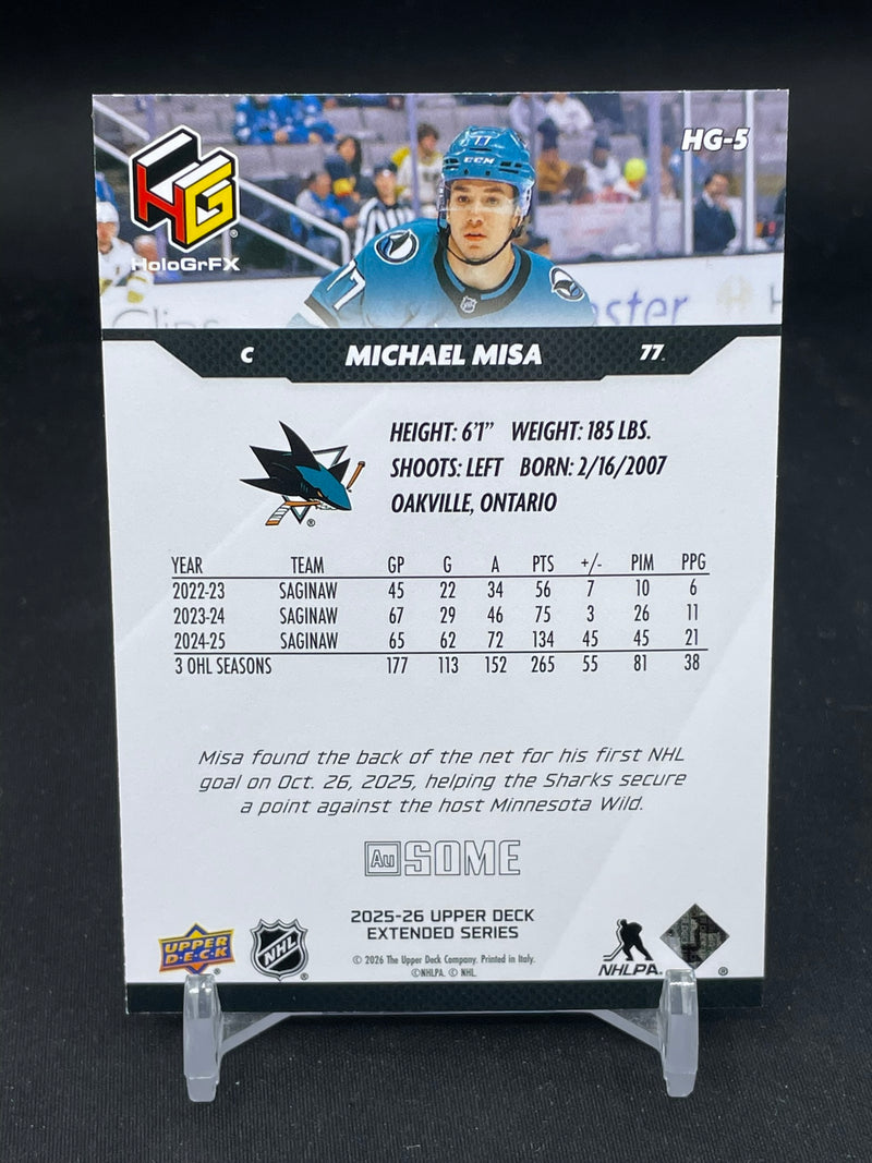 2025 UPPER DECK EXTENDED SERIES - HOLOGRFX - AUSOME - M. MISA -
