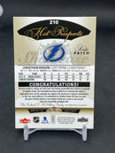 2014 FLEER SHOWCASE - HOT PROSPECTS - J. DROUIN - #210 - #'D/175 - RELIC - AUTOGRAPH - RC