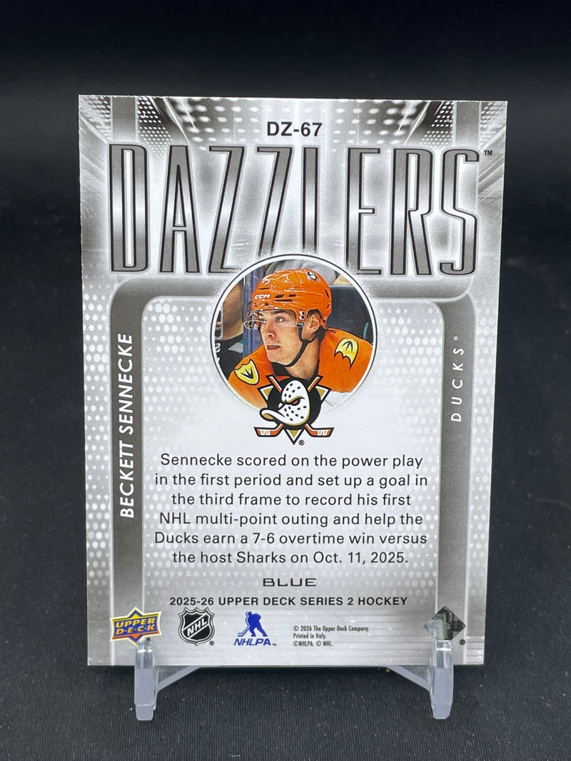 2025 UPPER DECK SERIES TWO - BLUE - DAZZLERS - B. SENNECKE -