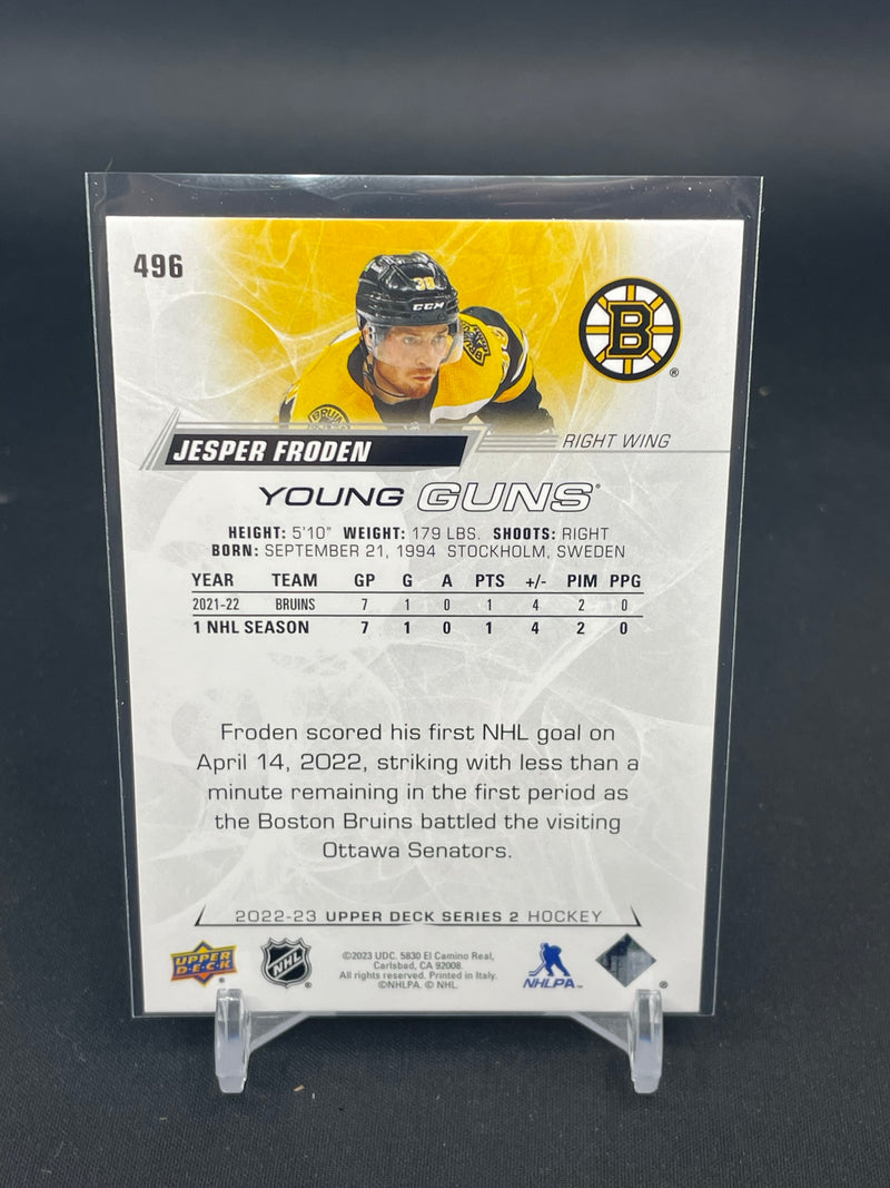 2022 UPPER DECK SERIES TWO - YOUNG GUNS - J. FRODEN -