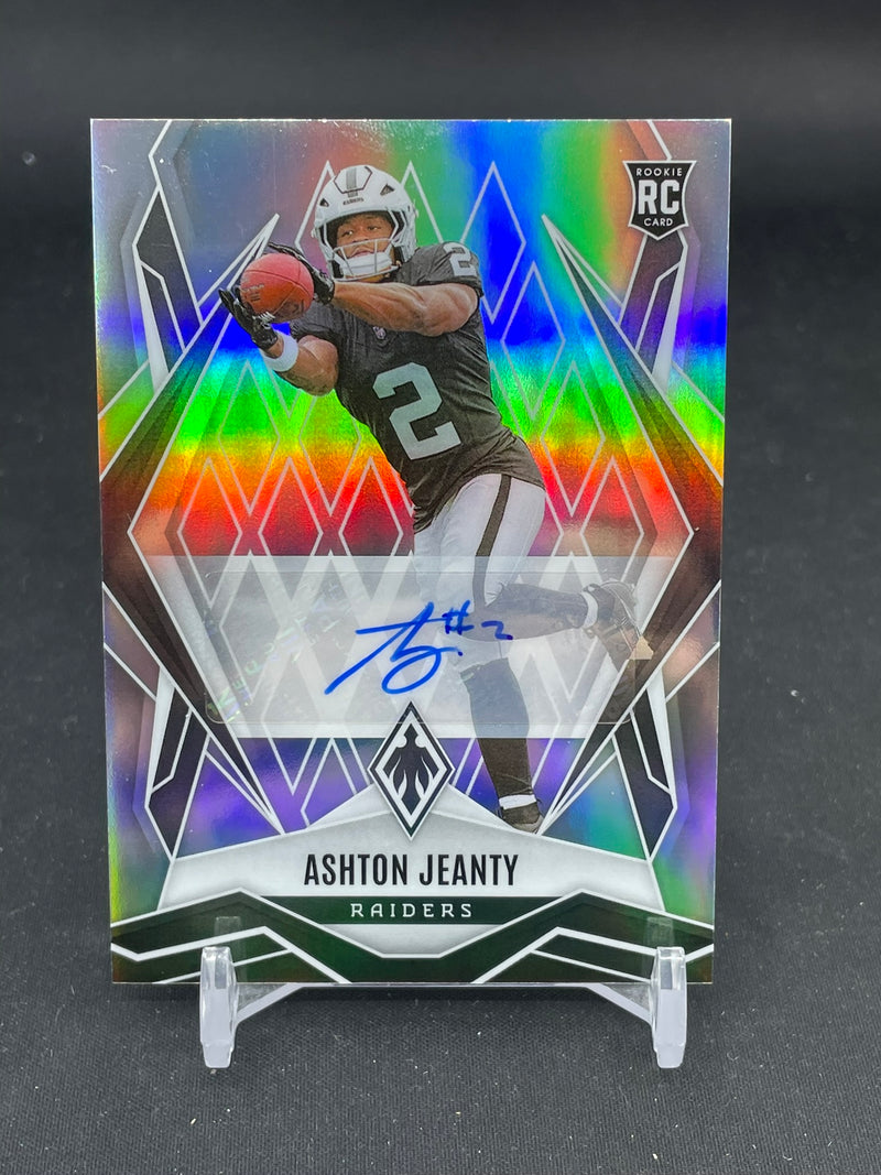 2025 PANINI PHOENIX - SILVER HOLO - A. JEANTY - #158 - #'D/199 - AUTOGRAPH - RC