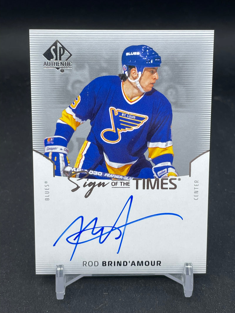 2025 UPPER DECK SP AUTHENTIC - SIGN OF THE TIMES - R. BRIND'AMOUR -