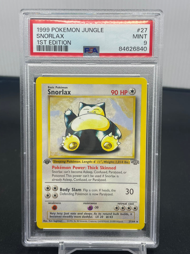 POKEMON - 1ST EDITION JUNGLE - SNORLAX - RARE -