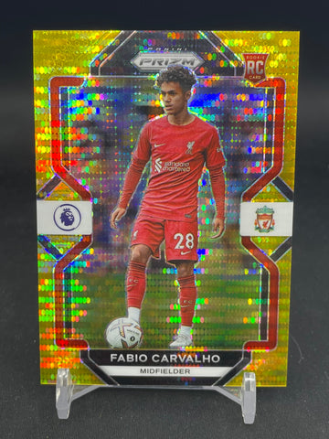 2022 PANINI PRIZM - GOLD BREAKAWAY PRIZM - F. CARVALHO - #198 - #'D/10 - RC