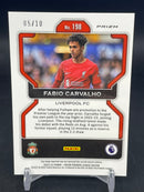 2022 PANINI PRIZM - GOLD BREAKAWAY PRIZM - F. CARVALHO - #198 - #'D/10 - RC