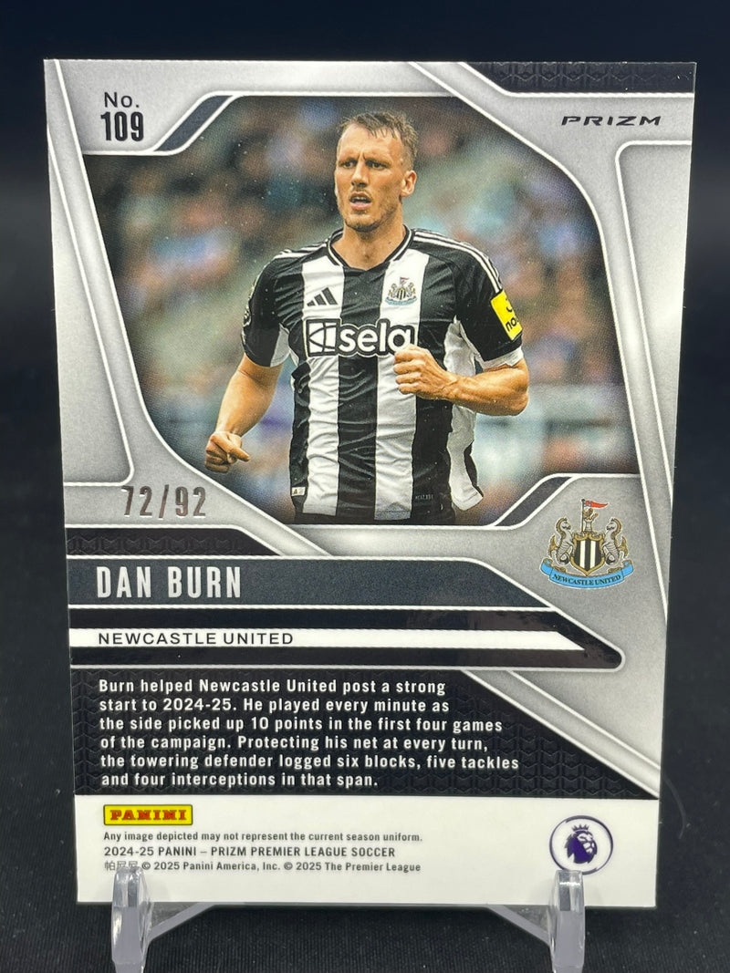2024 PANINI PRIZM - PURPLE WHITE PRIZM - D. BURN - #109 - #'D/92