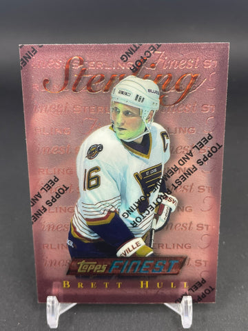 1996 TOPPS FINEST - STERLING - B. HULL - #10 THEME S7