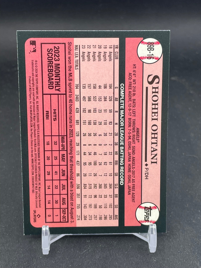 2024 TOPPS SERIES ONE - 1989 TOPPS - S. OHTANI -