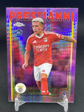 2024 TOPPS CHROME - VIOLET PRISM - G. PRESTIANNI - #36 - #'D/299 - RC