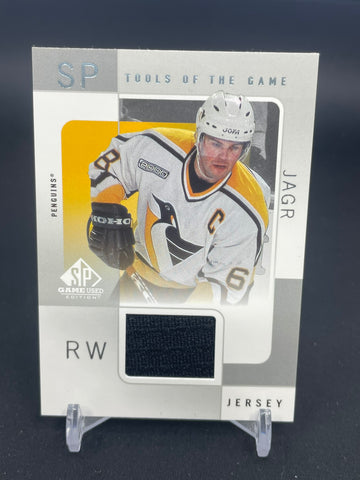 2001 UPPER DECK SP GAME USED - J. JAGR - #JJ - RELIC